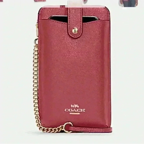 Coach Crossbody for Phone  Strawberry Haze   New With Tags - Picture 2 of 5